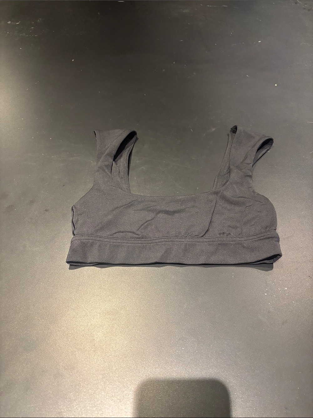 aerie Black Scoop Neck Seamless Bralette
